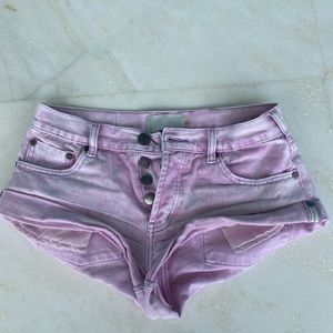 light pink one teaspoon shorts!